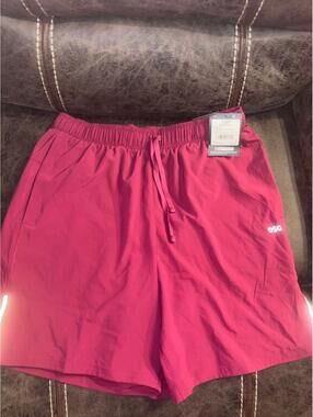 DSG 7 Inch 2-in-1 Stride Run Shorts Men Small Raspberry Sherbet NWT